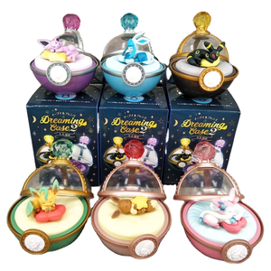 Nouvel arrivage de figurines Pokemoned Pokeball Sleeping Eevee Cartoon PVC Toy pour garçons et enfants Modèle ODM - Product Image 1