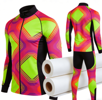 Papier de transfert par sublimation OEM 31 g/m² A4/A3 110 pouces 2000 m Blanc Rouleau personnalisable pour textiles Transfrontalier