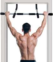 Barre horizontale robuste pour portillon, idéale pour les exercices de fitness en intérieur, tractions et dips