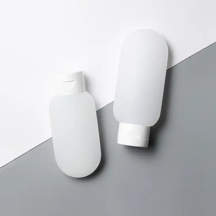 30ml cilindro de plástico macio tubo cosmético para creme para as mãos shampoo