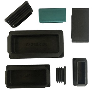 1Inch 2Inch 1X1 2X2 Đầu Ống Hình Chữ Nhật Hình Vuông Tròn Bằng Nhựa Nắp Đầu Ống Cho Ống Ống Ống - Product Image 4