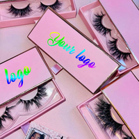 100% vison sibérien faux cils bande vaporeuse naturelle faux cils pour la marque personnalisée en gros
