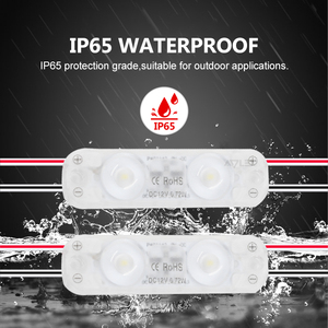 โมดูล LED กันน้ำ Super Bright 2-Lights SMD 2835 12V IP65 สำหรับป้ายไฟตัวอักษรกล่องไฟ - Product Image 2