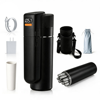 SECRETSBOX Nevera Portátil de Metal para Insulina, Aislada, con Temperatura Ajustable de 2-25°C y Batería de 10000mAh