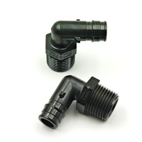 Raccord réducteur en laiton PEX MPT PPSU, surface lisse, tête hexagonale forgée, pour alimentation en eau