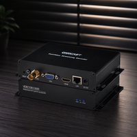 Décodeur vidéo IP Digicast H.265 HEVC 4K, boîtier en aluminium, décodeur de flux IP vers VGA CVBS, prend en charge SRT, RTMP, UDP, HLS