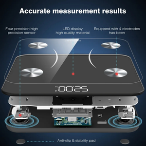 Báscula <span class=keywords><strong>de</strong></span> Baño, Báscula Electrónica <span class=keywords><strong>con</strong></span> IMC, Analizador <span class=keywords><strong>de</strong></span> <span class=keywords><strong>Grasa</strong></span> <span class=keywords><strong>Corporal</strong></span>, <span class=keywords><strong>Medidor</strong></span> <span class=keywords><strong>Corporal</strong></span>, Salud y Bienestar, Báscula Digital Inteligente <span class=keywords><strong>de</strong></span> 180 kg - Product Image 3