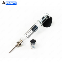 Tubo de llenado de metal transparente pequeño de 1 ml y 0.5 ml con aguja, modelo 510, 2023