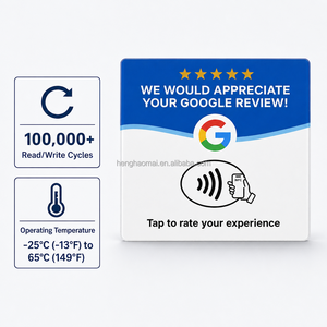 Carta NFC Blu 'Recensisci Noi su Google' Pronta all'Attivazione Istantanea, Aumenta le Recensioni Aziendali, Tag NFC per Recensioni Google - Product Image 3