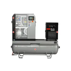 Rotary Screw Air Compressor 20 Hp Grade Multifunction 9.5bar Fixed Screw Air Compressor For Fiber Laser Cut Machine