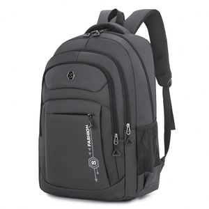 Sac à dos d'affaires avec bandes réfléchissantes et chargement USB pour homme, grand, imperméable, en nylon Oxford avec fermeture éclair - Product Image 1