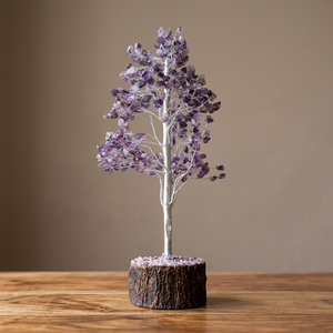 Árbol de Amatista, Cristal Decorativo Hecho a Mano, Feng Shui, Decoración para el Hogar, Pieza de Arte de Piedra Natural Coleccionable - Product Image 2
