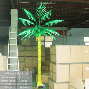 Árbol LED deocrativo para paisajismo, palmeras de coco con luz Artificial para exteriores - Product Image 1