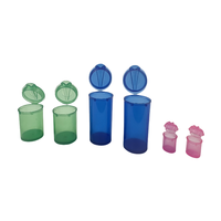 Nouveau modèle de mini poubelle à rabat en plastique PP contenant de poudre, utilisé pour les cosmétiques, emballage d'échantillon mini pot