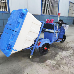 Tricycle électrique cargo 48 V, carrosserie ouverte, charge utile 200-300 kg, pour le nettoyage des routes - Product Image 4