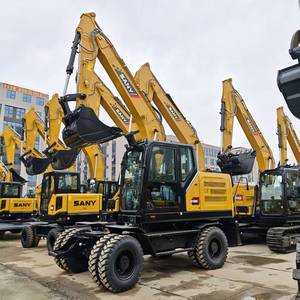 Excavadora de Ruedas Sany SY160W en Excelentes Condiciones con Cucharón de Excavación y Componente Central del Motor a Bajo Precio para Venta Caliente - Product Image 5