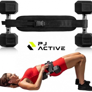 PINJIAN Almohadilla Ajustable para Ejercicios de Empuje de Cadera y Fitness, con Soporte para Mancuernas y Pesas Rusas, Cinturón para Puente de Cadera, para Entrenamiento con Peso Libre - Product Image 3