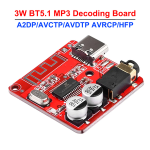 3 W Car BT5.1 MP3 WAV Decoding Board Speaker Amplifier Audio Receiver Module Support A2DP/AVCTP/AVDTP AVRCP/<span class=keywords><strong>HFP</strong></span> - Product Image 2