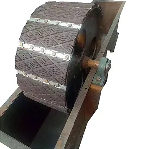 Replaceable Welded Slide Lagging Diamond Strip Pulley Lagging Sheet For Conveyor Metal Drum Pulley