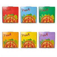 Boîte à pizza personnalisée en kraft robuste et biodégradable avec logo imprimé en gros, pour la restauration, fabricant de boîtes à pizza