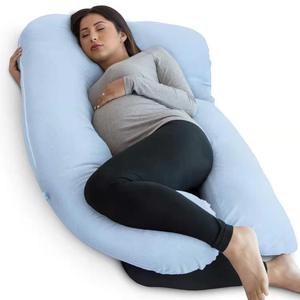 Almohada para dormir de lado Maternal en forma de U, para mujeres embarazadas, con cremallera, cubierta extraíble - Product Image 2