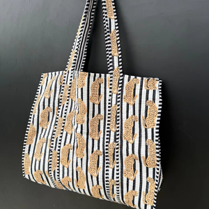 Bolso de mano de algodón natural 100% para mujer, bolso de hombro elegante y plegable para ir de compras y viajar a los mejores precios - Product Image 1