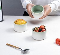 Unicasa 8 Oz Creme Brulee Ramekins Keramische Ijskom Met Dessertlepel En Fruit