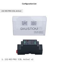 Module de conversion de port série isolé monté sur rail Throwing Stones DST244P-BA RS232 TTL 422 485 avec boîtier