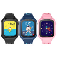 Montre connectée pour enfants Android 8.1 4G avec surveillance à distance, suivi GPS, fonction talkie-walkie AI Buddy et boîtier interchangeable