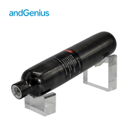 Bouteille en fibre de carbone AndGenius Ultra Light 0,5L 0,7L 300bar 500cc, cylindre de gaz en fibre de carbone 300bar pour PCP