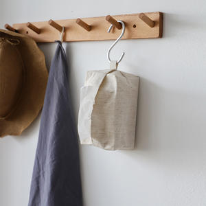 Caja de pañuelos de lino y algodón simple, color blanco natural, cubierta multiusos para escritorio con función para colgar, para uso en el hogar, la oficina o el coche. - Product Image 4