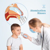Usine oem personnalisé 2 en 1 aspirateur nasal électrique irrigateur nasal forte aspiration silicone bébé nez aspirateur pompe