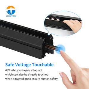 Trần hiện đại 220V 48V lõm treo nhúng dẫn theo dõi hệ thống ánh sáng căng Trần Đèn chiếu sáng từ theo dõi ánh sáng Đường Sắt - Product Image 3