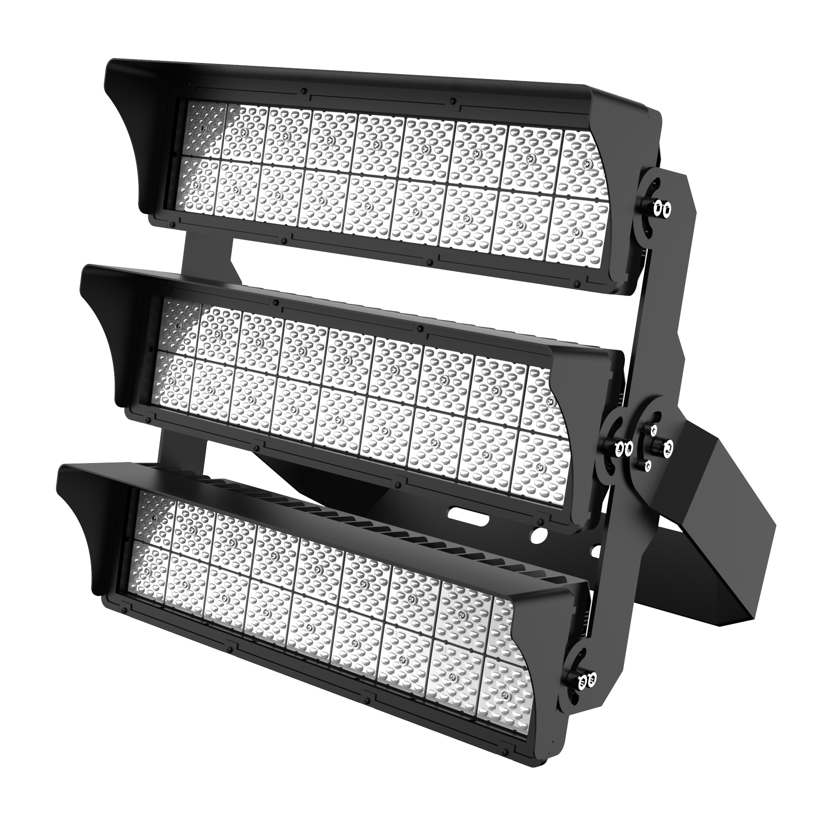 250W-1500W Modular High Mast LED Flood Light with Anti-Glare Visor
