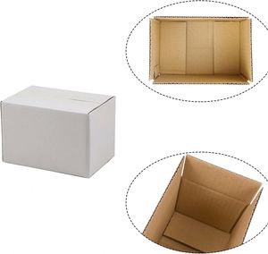 Custom Sizes Sturdy <b>White</b> Small Shipping <b>Boxes</b> Corrugated Paper Mailer Box Cardboard Mailing <b>Boxes</b> Distribution Packaging Box - Product Image 5
