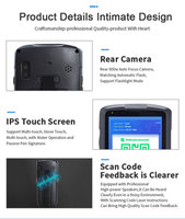 Escáner de Código de Barras Android con Empuñadura Tipo Pistola, Computadora Portátil, Lectura de Códigos QR 1D/2D, Clasificación IP66, Pantalla de 4 Pulgadas, en Stock