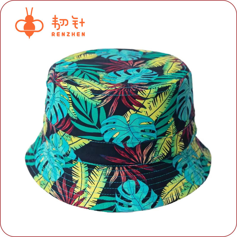 Customized 100 Cotton Fisherman Hat Reversible
