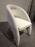 Chaise de salon de style nordique, luxe léger, créative, pour la maison, réception, simple, design, salon, salle à manger