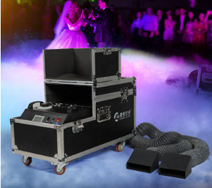 DJS DJS078 เครื่องส่งสัญญาณแสงสีหม่นแบบตั้งพื้น ตัวเครื่องอะลูมิเนียมอัลลอยสีดำ ช่องสัญญาณ DMX สองช่อง กำลังไฟ 3000 วัตต์ ใช้ไฟ AC 110-240 โวลต์ 50-60 เฮิรตซ์ ปลั๊กแบบยุโรป - Product Image 3