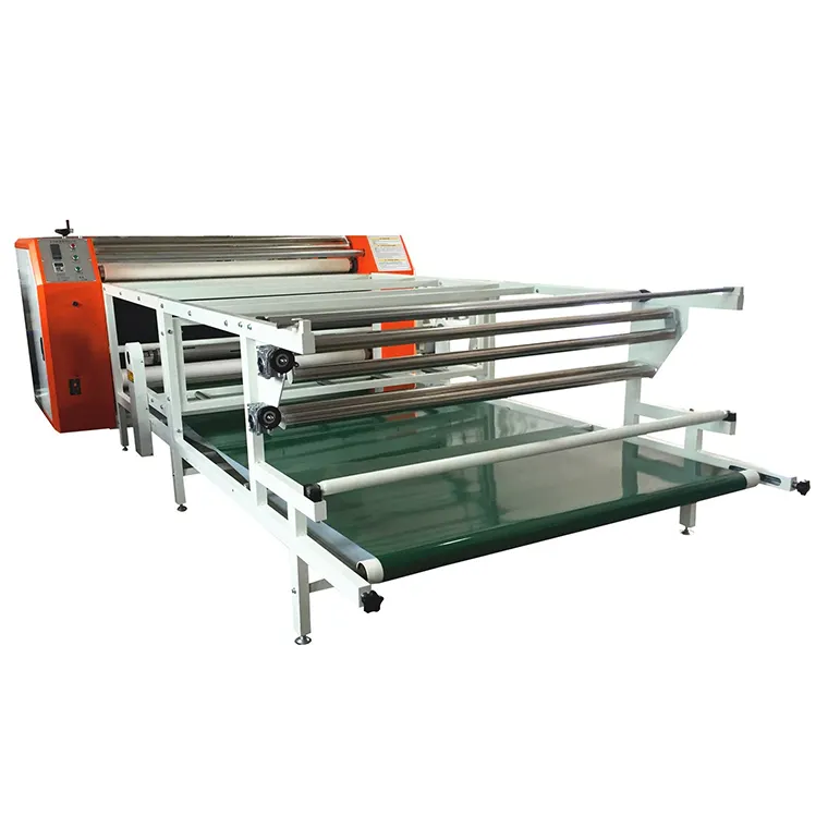 China Manufacturer Roller Heat Transfer Machine 1200*200 Automatic Roll To Roll Heat Press Machines
