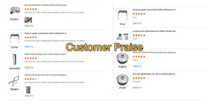 Accessoires <span class=keywords><strong>de</strong></span> porte roulante galvanisée industrielle durable, cales en fer <span class=keywords><strong>pour</strong></span> volets roulants - Product Image 6