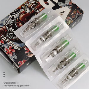 भूस्टैक्स pvc आवरण टैटू सुई पेशेवर मानक 0.35 मिमी टैटू सुई बॉक्स - Product Image 3