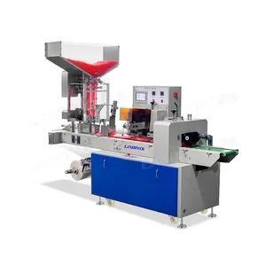 Landpack Full Automatic Drink Plastic Paper Straw Wrapping Packing Machine