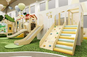 Muebles <span class=keywords><strong>de</strong></span> patio interior personalizables del fabricante <span class=keywords><strong>de</strong></span> China para el cuidado <span class=keywords><strong>de</strong></span> los niños después <span class=keywords><strong>de</strong></span> <span class=keywords><strong>clase</strong></span> con tobogán colorido <span class=keywords><strong>de</strong></span> varios tamaños - Product Image 4