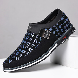Chaussures bateau à enfiler imprimées pour hommes, bout rond, doublure en toile, semelle extérieure en caoutchouc, respirantes, fabriquées à Wenzhou, tailles 48 49 50 - Product Image 2