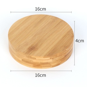 Western Round <strong>Wooden</strong> <strong>Bamboo</strong> <strong>Box</strong> 4pcs Accessories Wine Open Set <strong>Bamboo</strong> Wine Set - Product Image 3