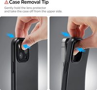 Coque arrière antichoc transparente transparente en TPU pour téléphone portable pour Apple Iphone 13 14 15 16 Pro Max Plus