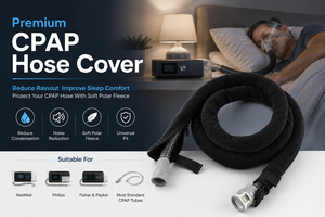 Housse de protection pour tuyau CPAP de 6,4 pieds pour <span class=keywords><strong>ResMed</strong></span> AirSense, avec fermeture éclair intégrale et double isolation, réduit la condensation et le bruit - Product Image 6