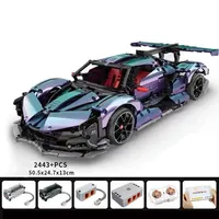 IM.Master 9826-2 Série Speed Stunt Drift Discoloration Sun God Voiture télécommandée Super Car Assemblage Briques Jouets Blocs de construction