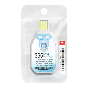 고급 TempU02A USB 푸드 트럭 일회용 레코더-PDF 콜드 체인 온도 데이터 로거 - Product Image 1